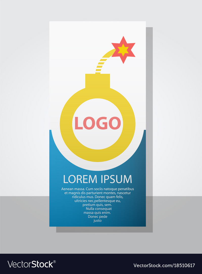 poster flyer pamphlet brochure cover design vector image pamphlet brochure