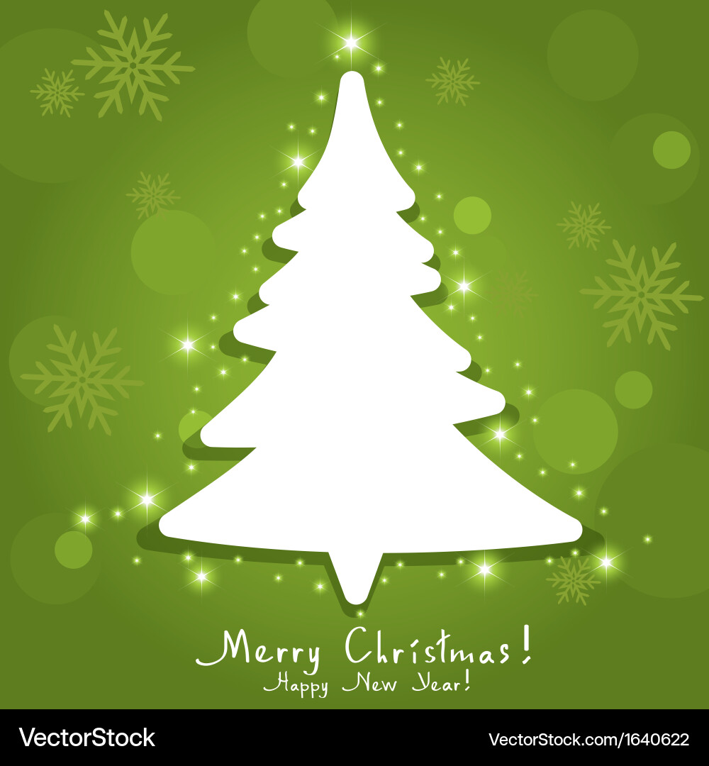 Christmas tree Royalty Free Vector Image - VectorStock