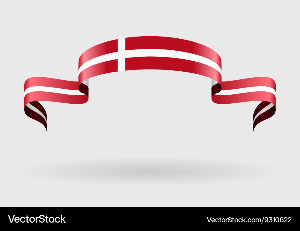 Danish flag background Royalty Free Vector Image
