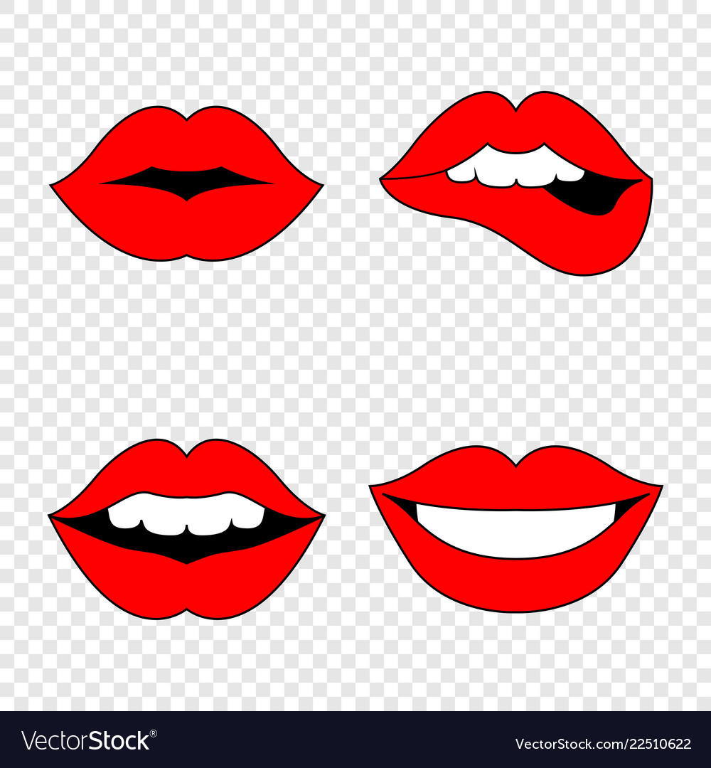 set of lips