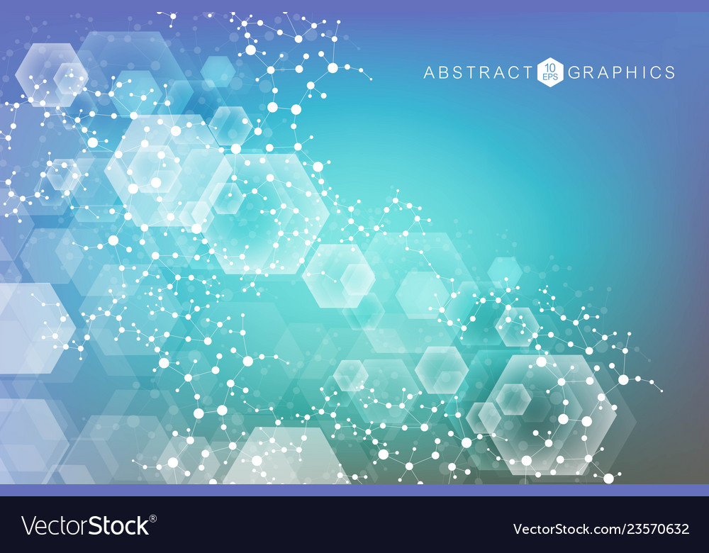 Big data visualization background modern Vector Image