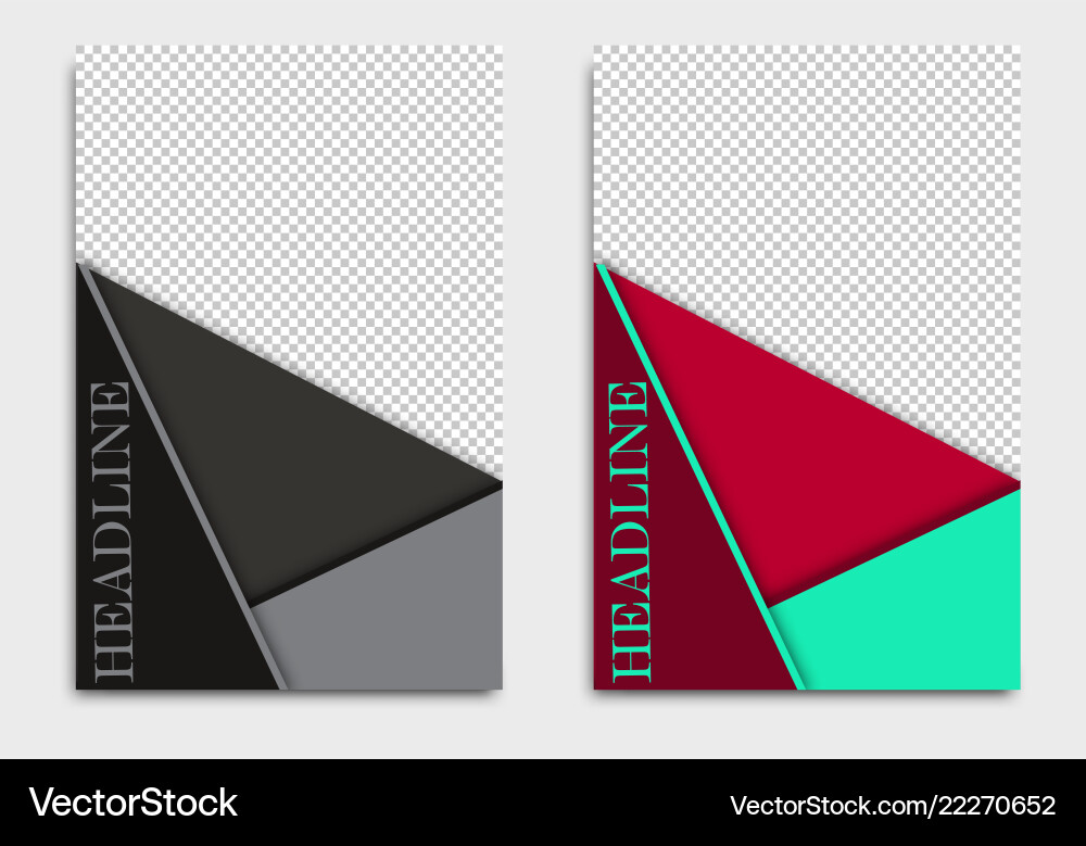 Brochure design template creative Royalty Free Vector Image