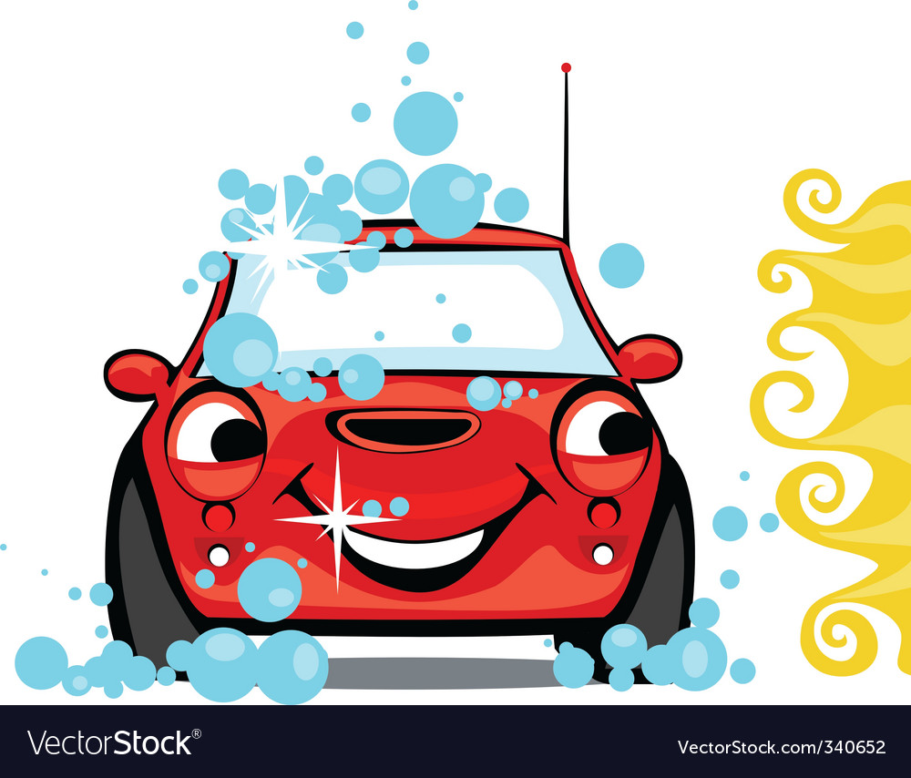 Car wash Royalty Free Vector Image - VectorStock