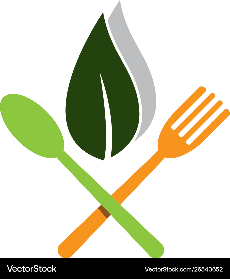 Fork and spoon icon Royalty Free Vector Image - VectorStock
