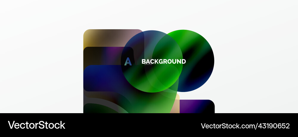 Transparent effects geometric abstract background Vector Image