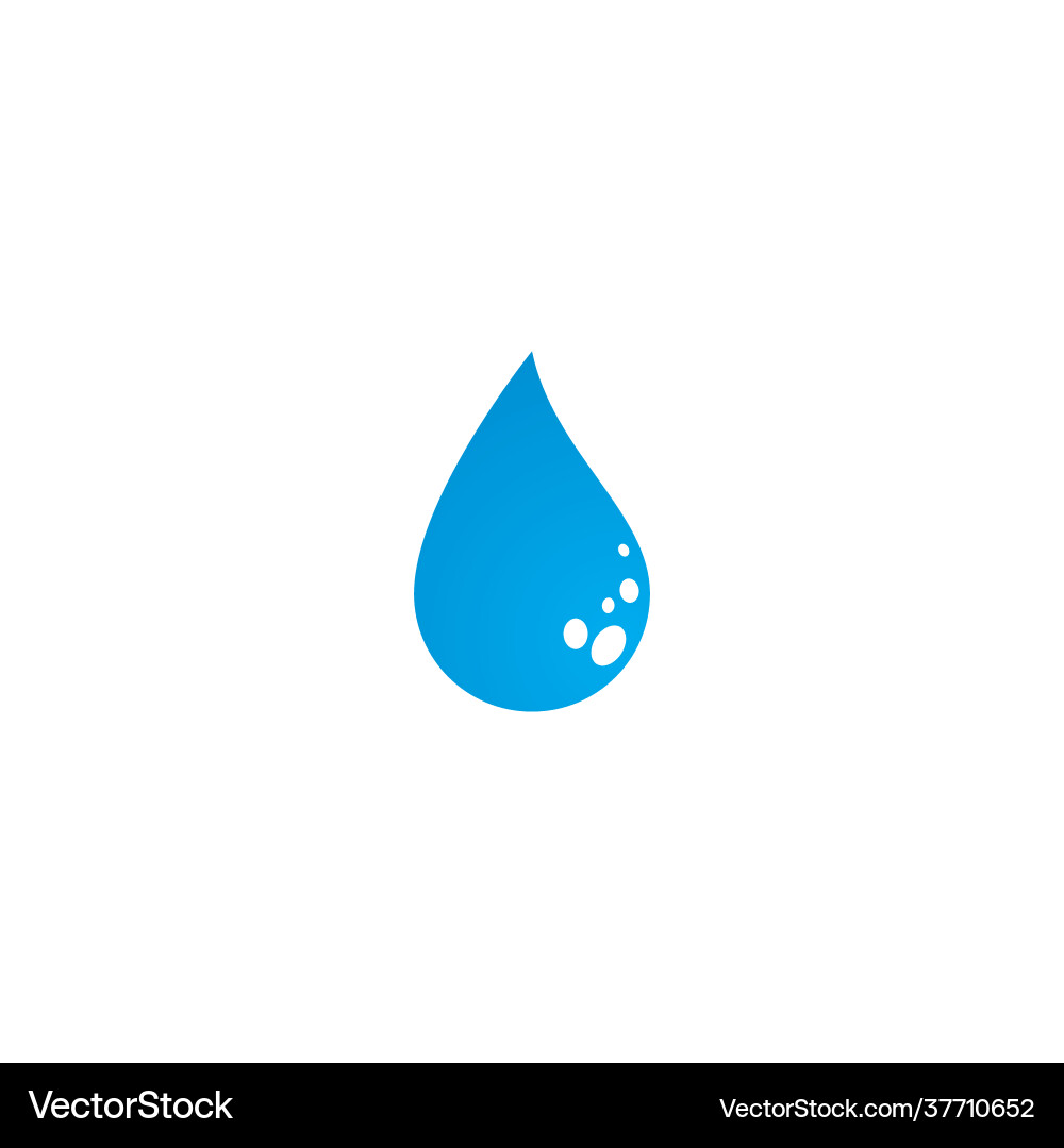 Water drop Royalty Free Vector Image - VectorStock