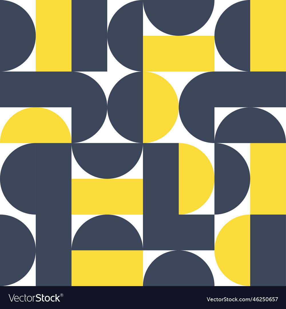 Bauhaus or scandinavian modern abstract Royalty Free Vector