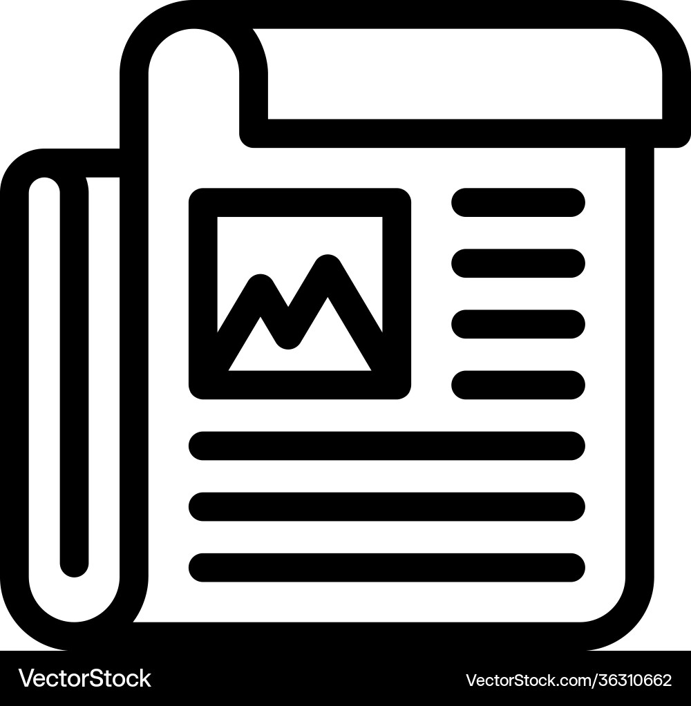 Epaper Vector Newspaper Royalty Free Vector Image - VectorStock