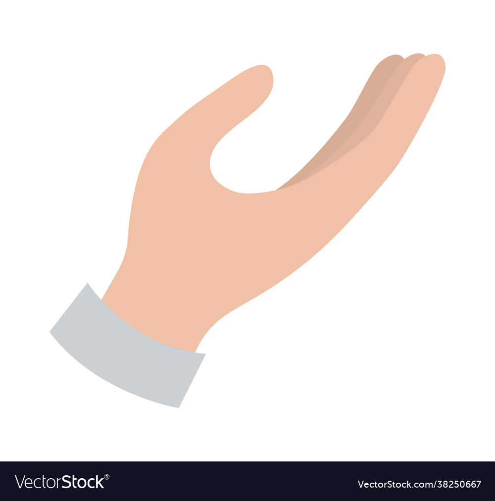 Human hand icon Royalty Free Vector Image - VectorStock