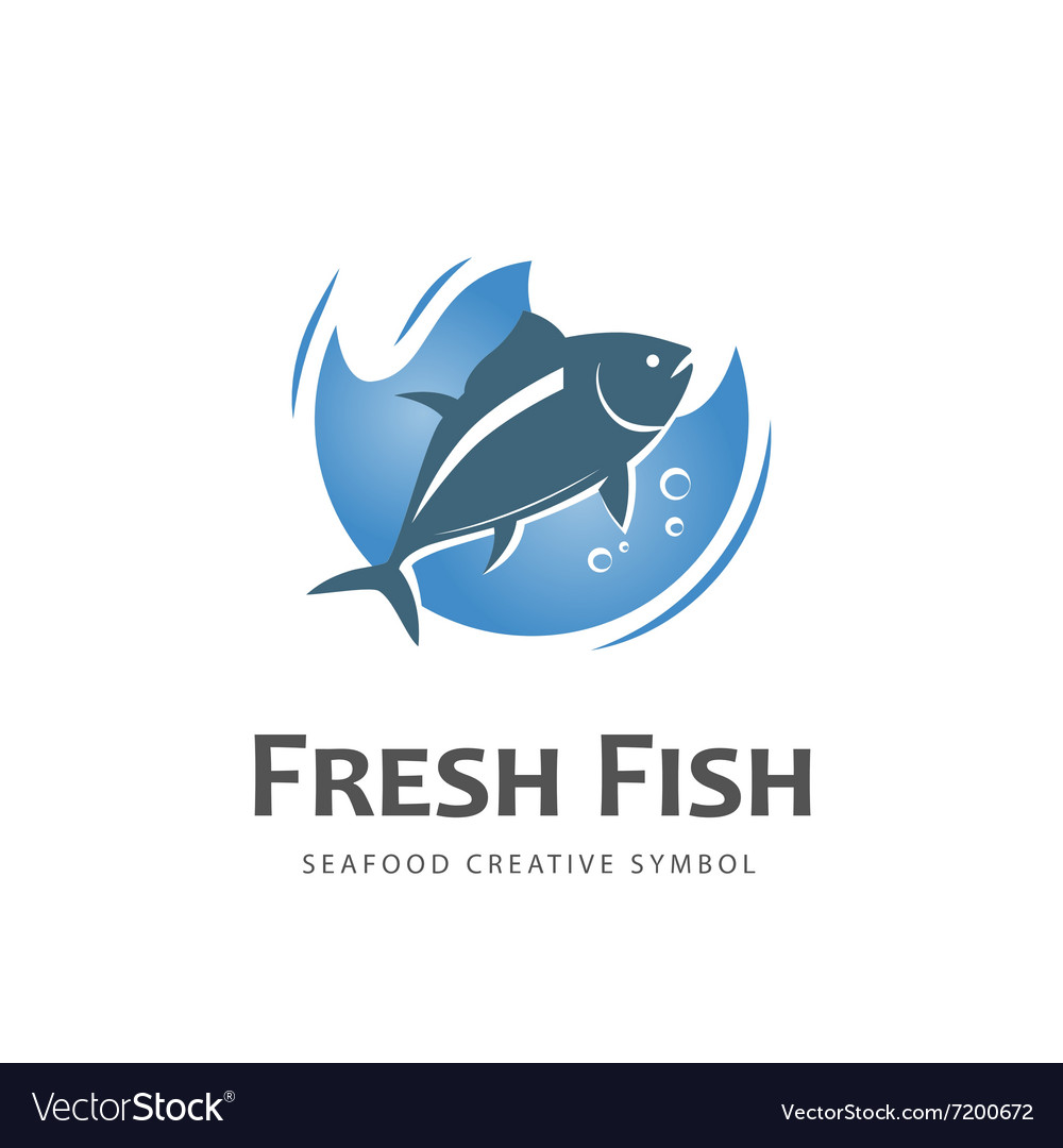 Fish symbol Royalty Free Vector Image - VectorStock