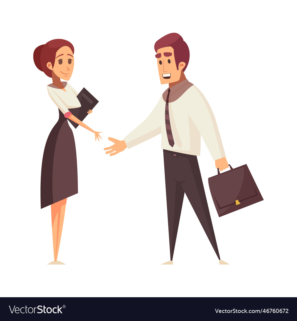 Hr manager Royalty Free Vector Image - VectorStock