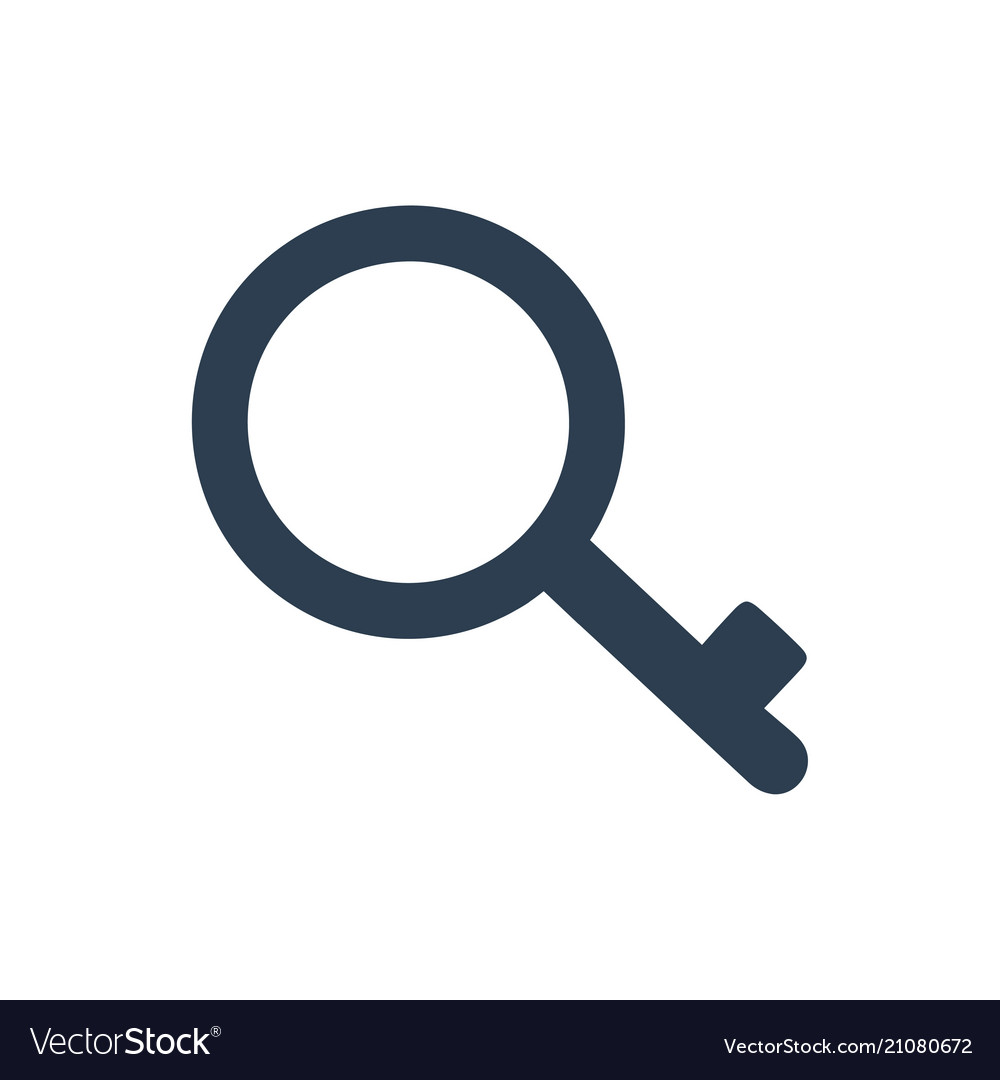 Keyword Research Icon Royalty Free Vector Image