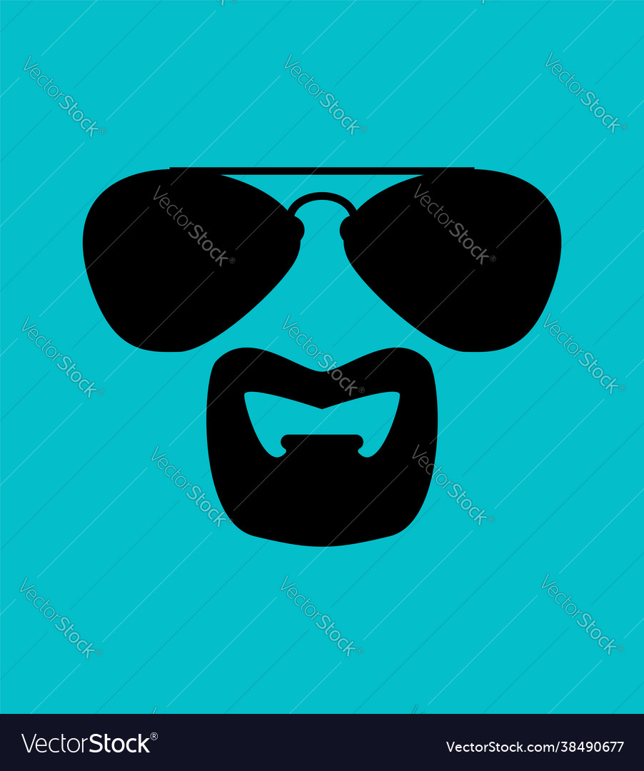 Goatee sunglasses hot sale