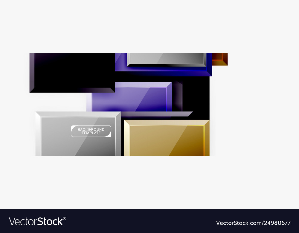 Square geometric composition Royalty Free Vector Image