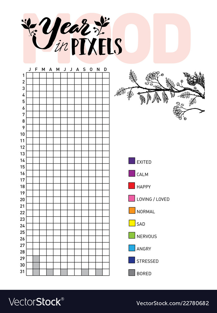 Printable Year In Pixels Printable Word Searches