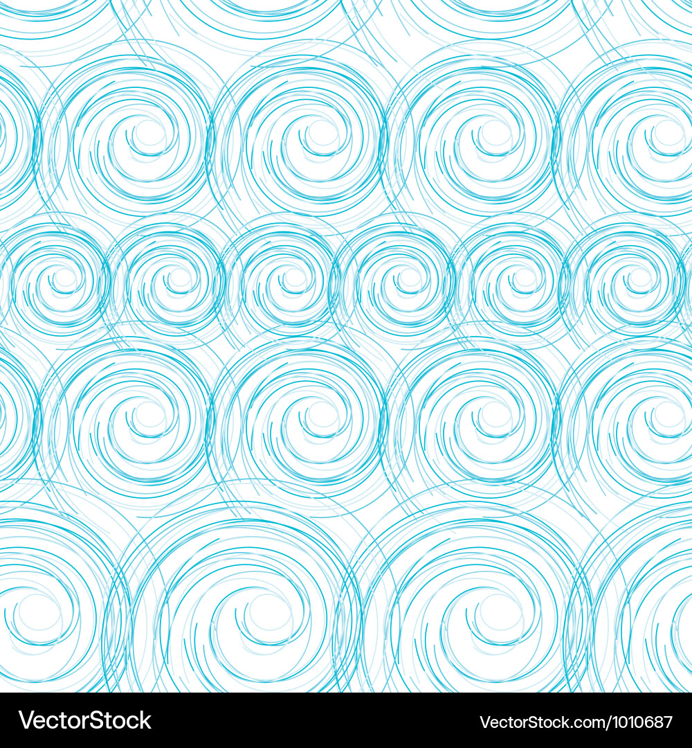 Blue waves seamless Royalty Free Vector Image - VectorStock