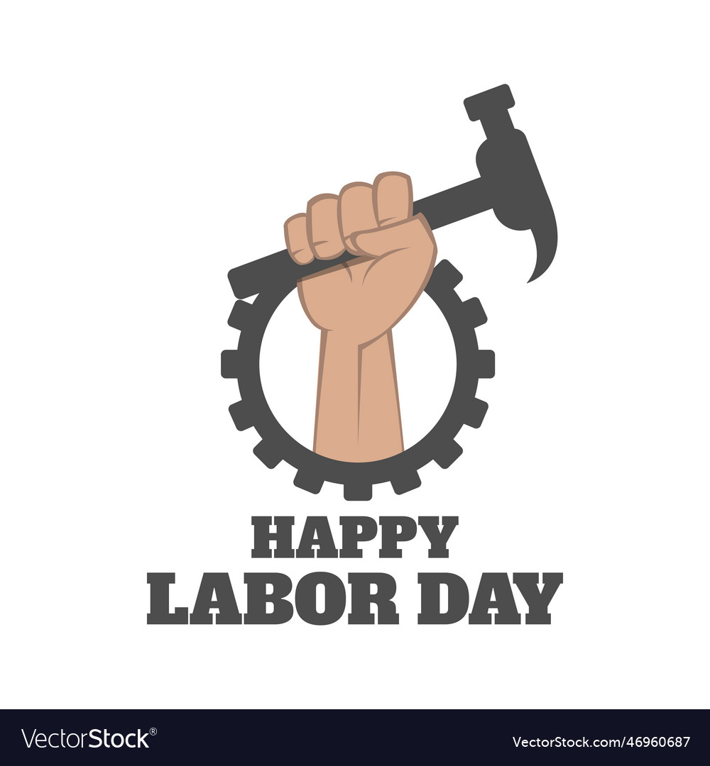 Happy labor day background celebration Royalty Free Vector