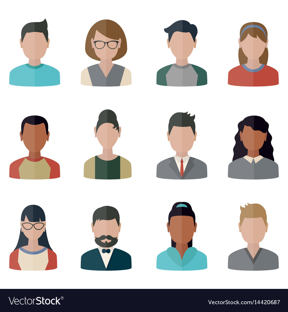 People Icons Set People Icons Set Royalty Free Vector Image