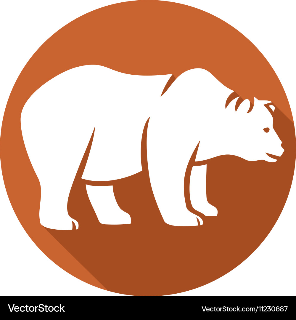 Wild bear icon Royalty Free Vector Image - VectorStock