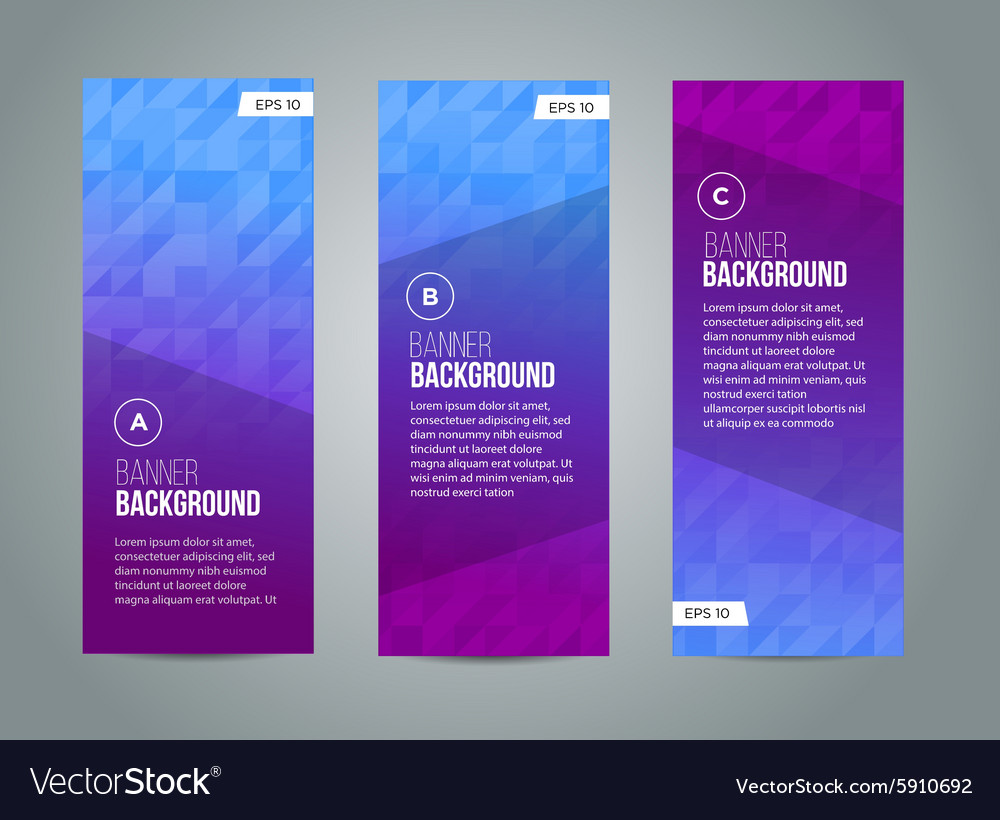 Abstract banner design Royalty Free Vector Image