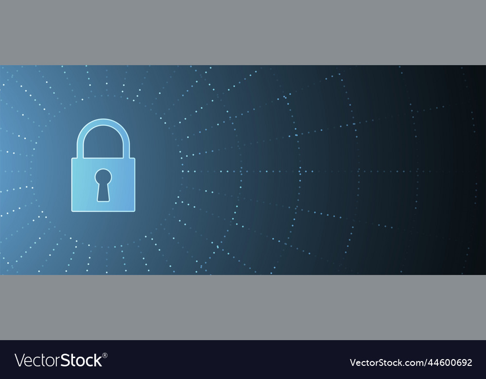 Internet digital security technology concept Vector Image