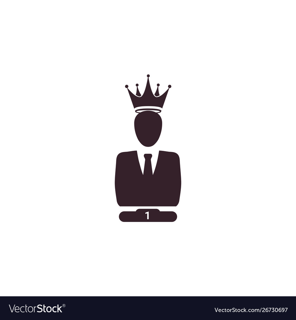 Award business rank success team winner crown Vector Image