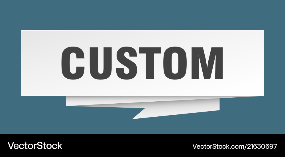 Custom Royalty Free Vector Image - VectorStock