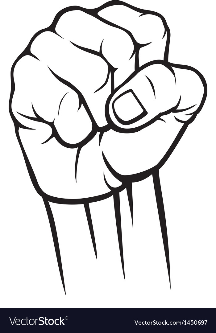 Fist Royalty Free Vector Image Vectorstock