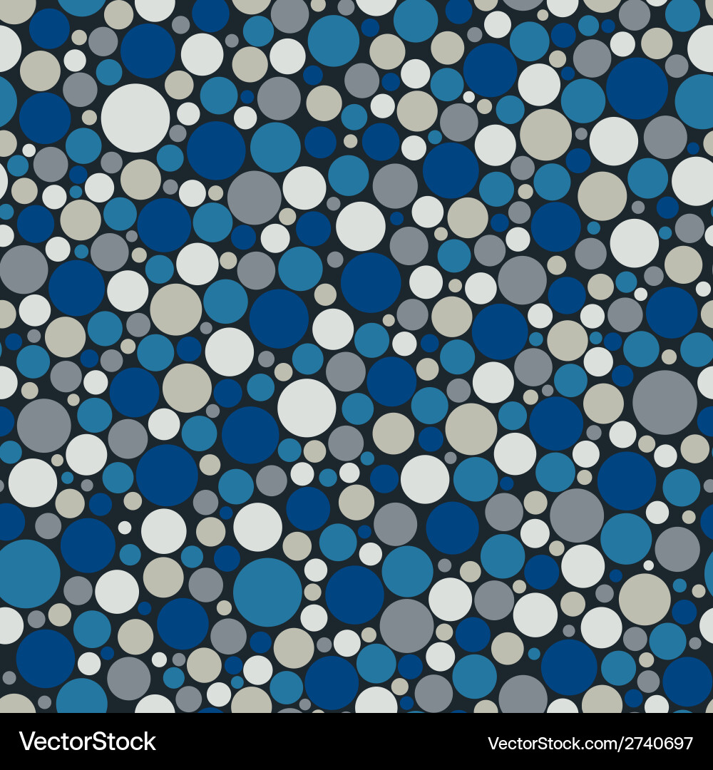 Seamless polka dot background Royalty Free Vector Image