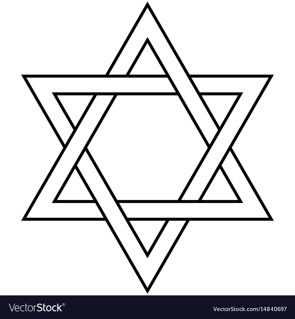 Judaism Symbol   Star Of David Icon Symbol Israel Judaism Vector 14840697 