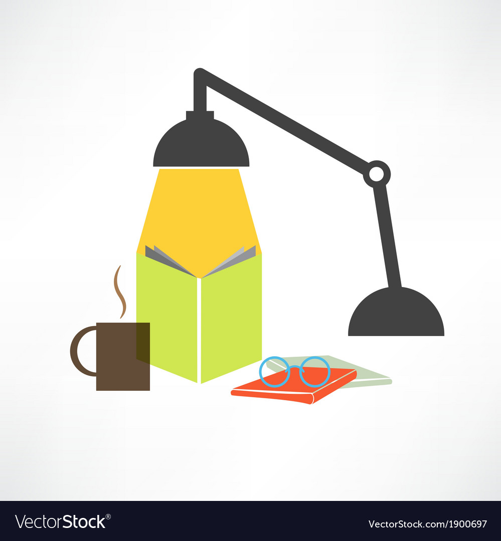 Study with a lamp