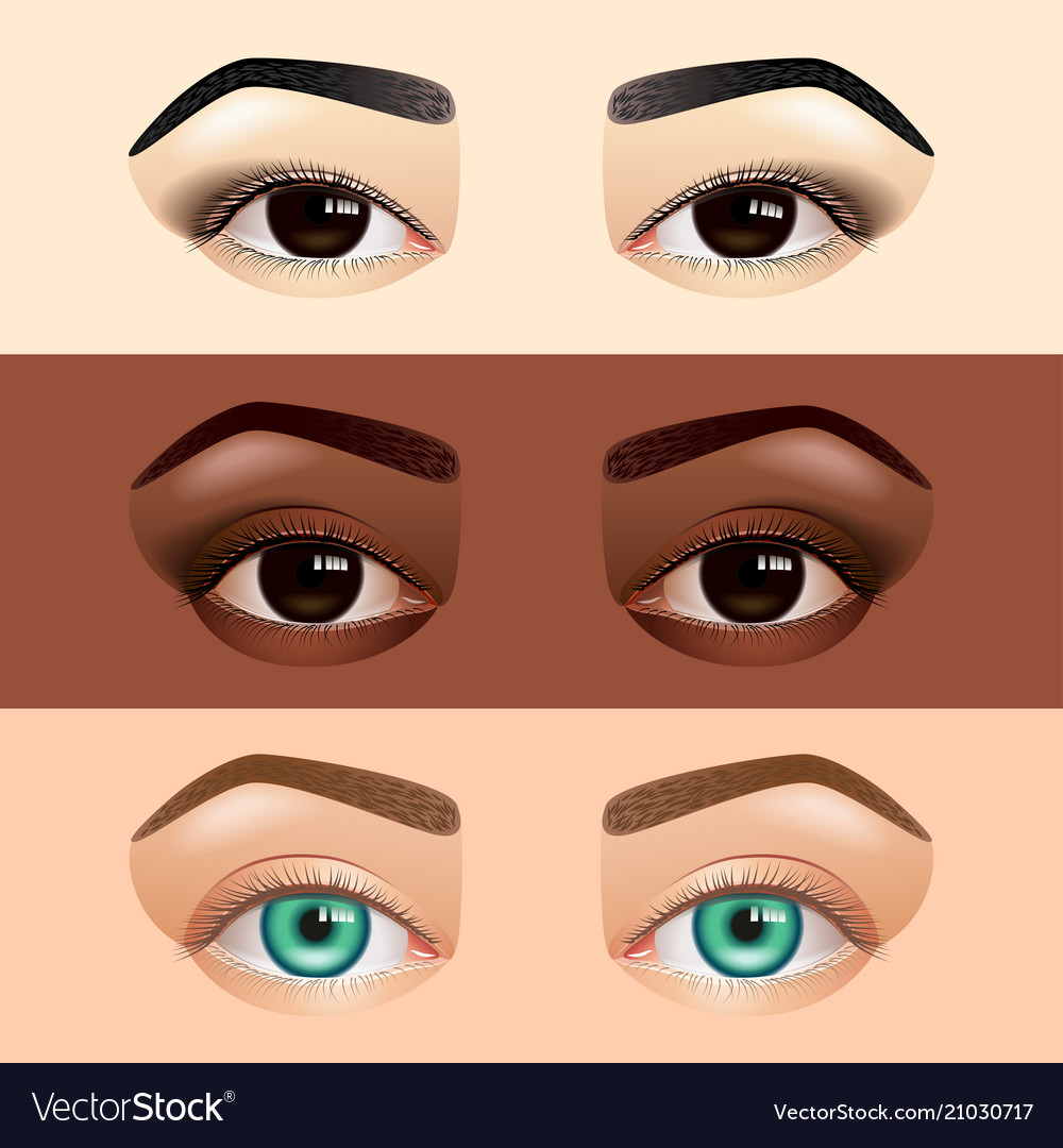 different-ethnicity-women-eyes-asian-caucasian-vector-image