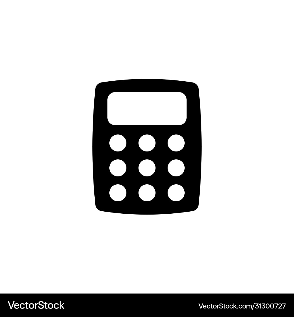 Intercom door video communicator flat icon Vector Image