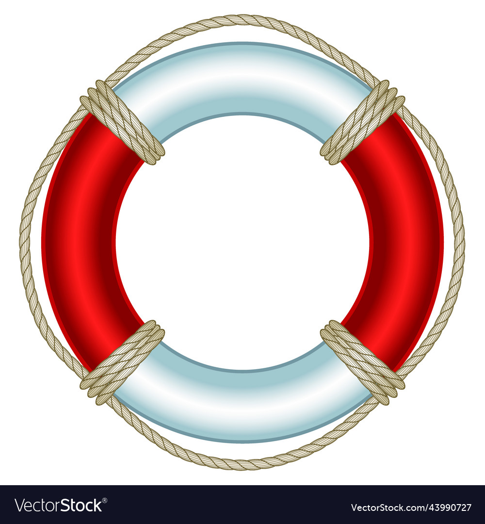 Life preserver Royalty Free Vector Image - VectorStock