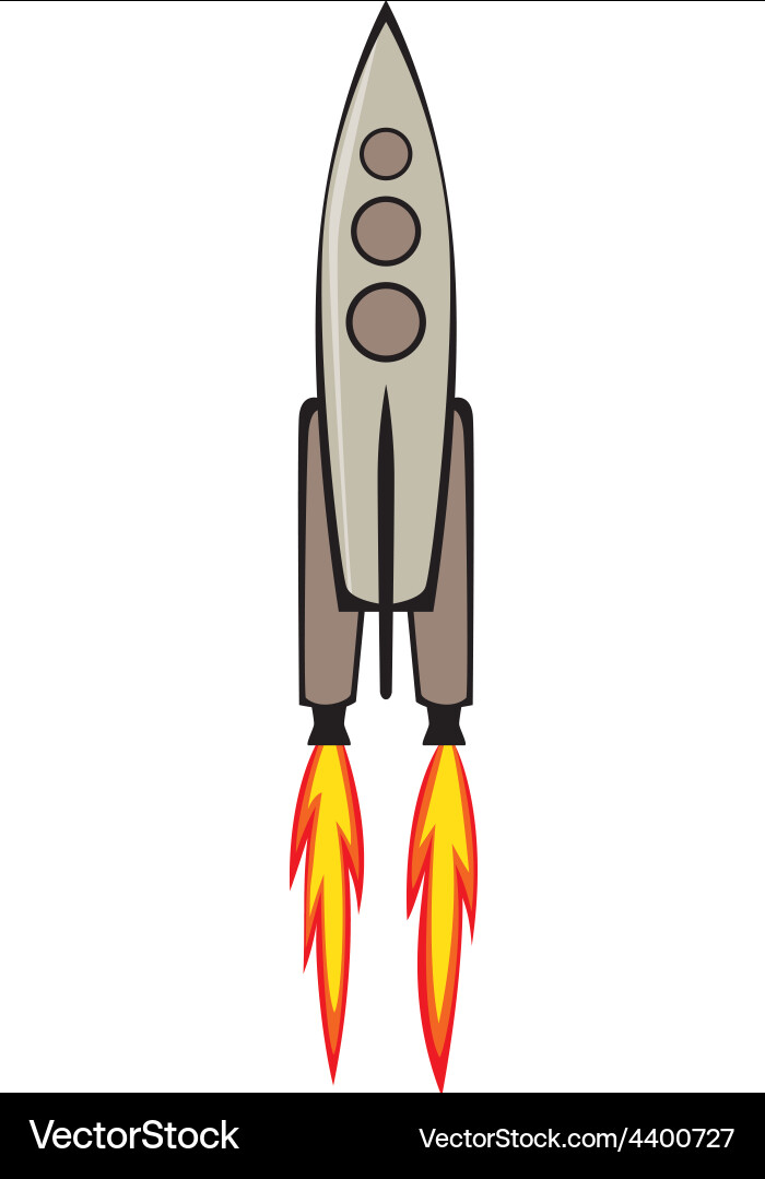SpaceShip Royalty Free Vector Image - VectorStock