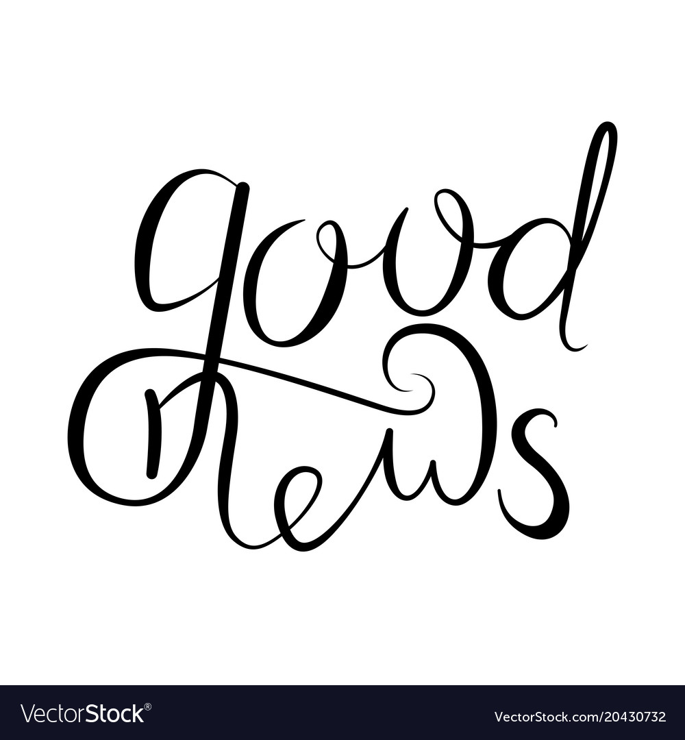 Good news Royalty Free Vector Image - VectorStock