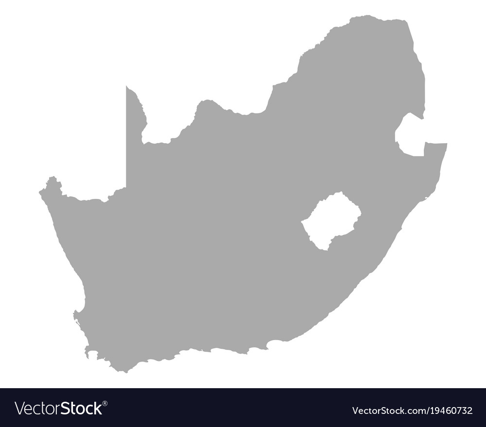 Map of south africa Royalty Free Vector Image - VectorStock