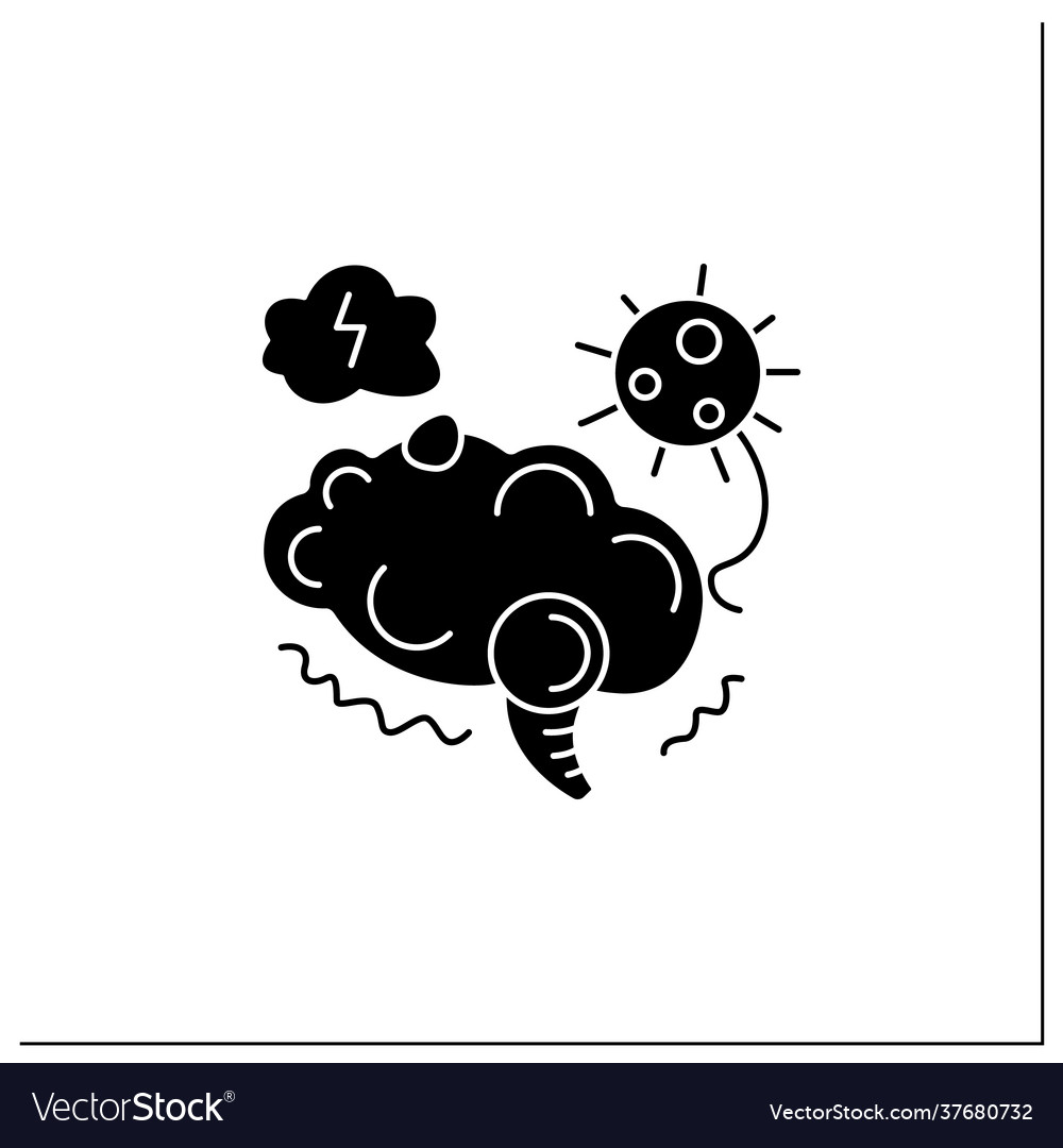 Neurological Disorder Glyph Icon Royalty Free Vector Image Neurological Disorder Glyph Icon Royalty Free Vector Image