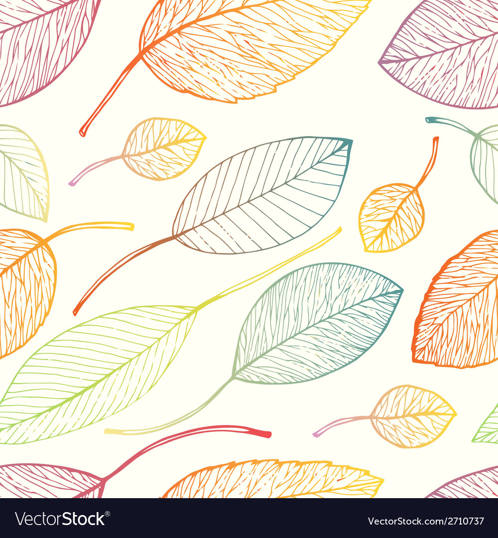 Autumn leaf background Royalty Free Vector Image