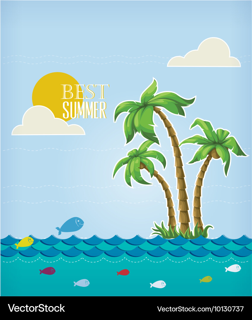 Summer Royalty Free Vector Image - VectorStock