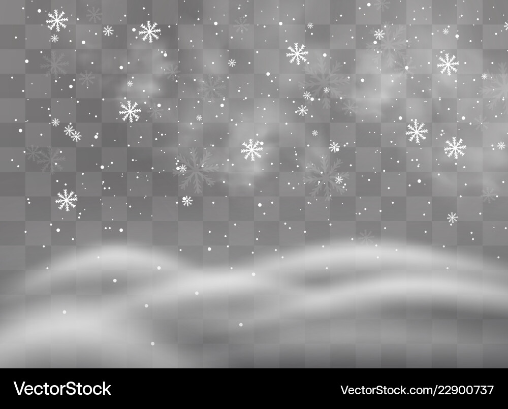 Winter and snow Royalty Free Vector Image - VectorStock