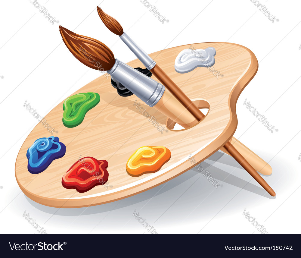 Palette Royalty Free Vector Image - VectorStock