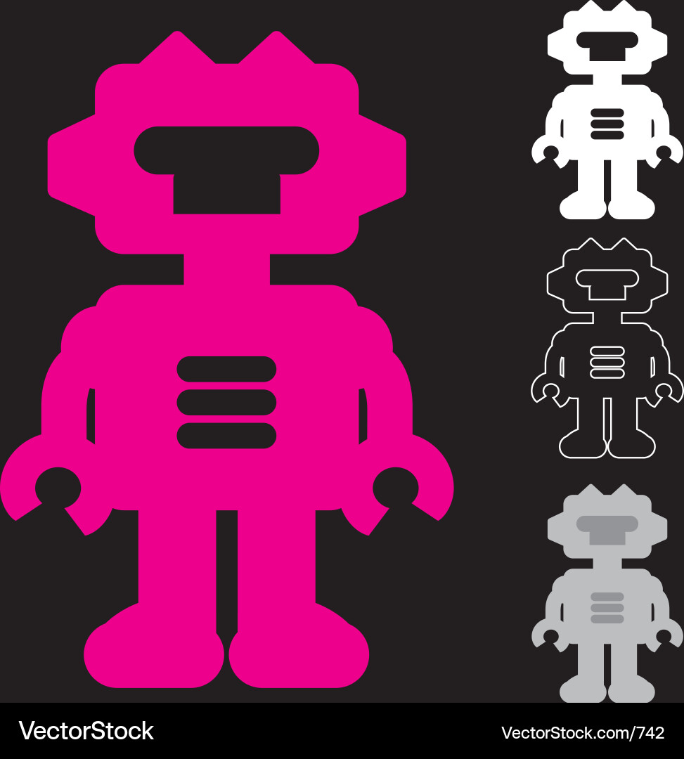 Robot Royalty Free Vector Image - VectorStock