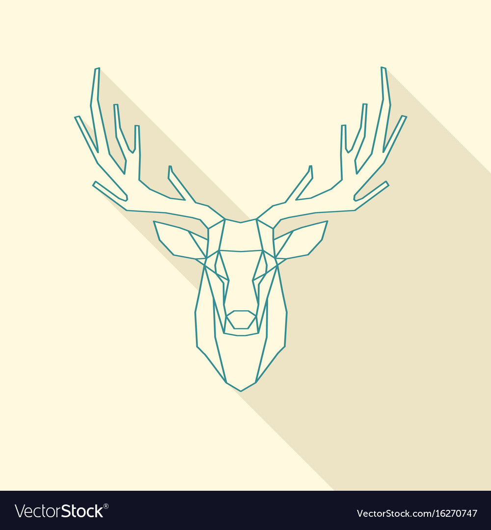 Deer frame Royalty Free Vector Image - VectorStock