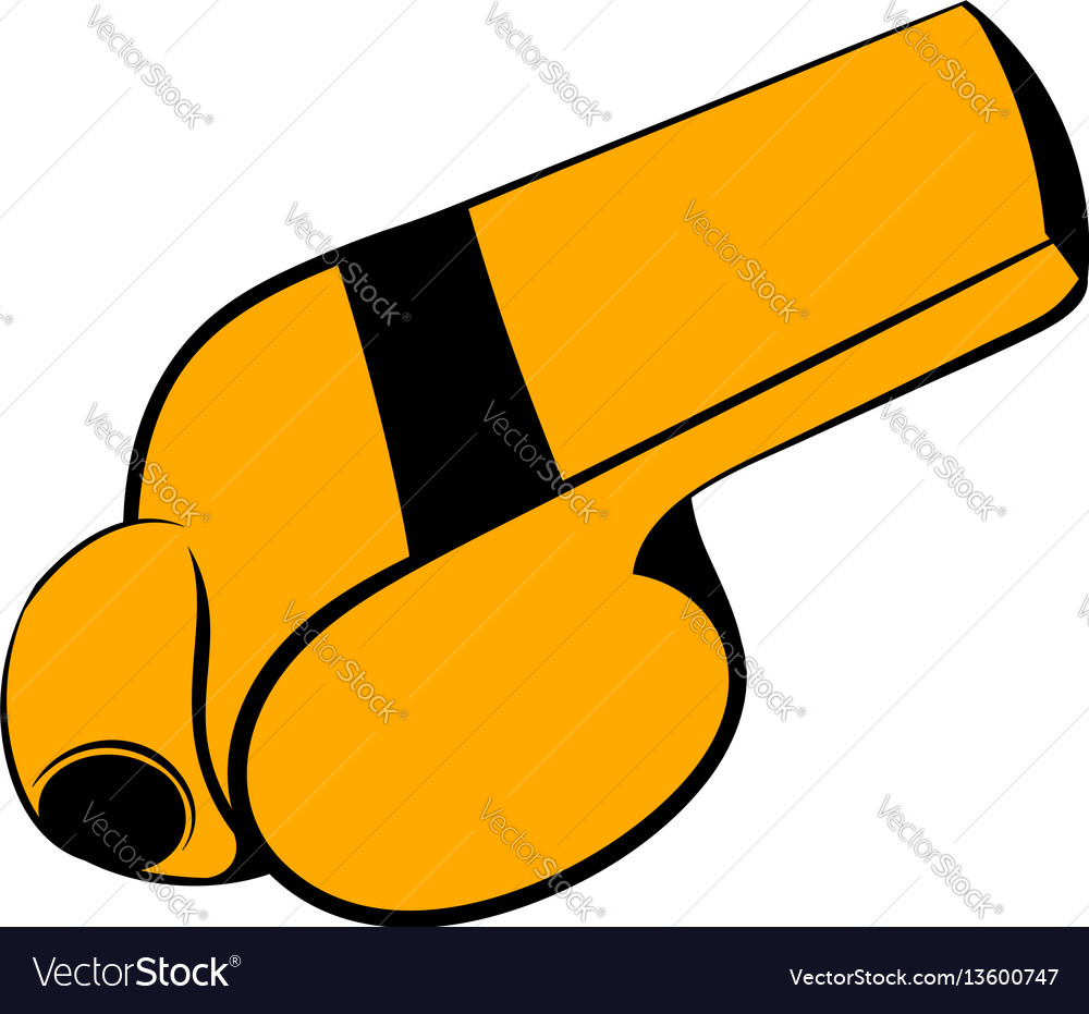 Whistle icon cartoon Royalty Free Vector Image