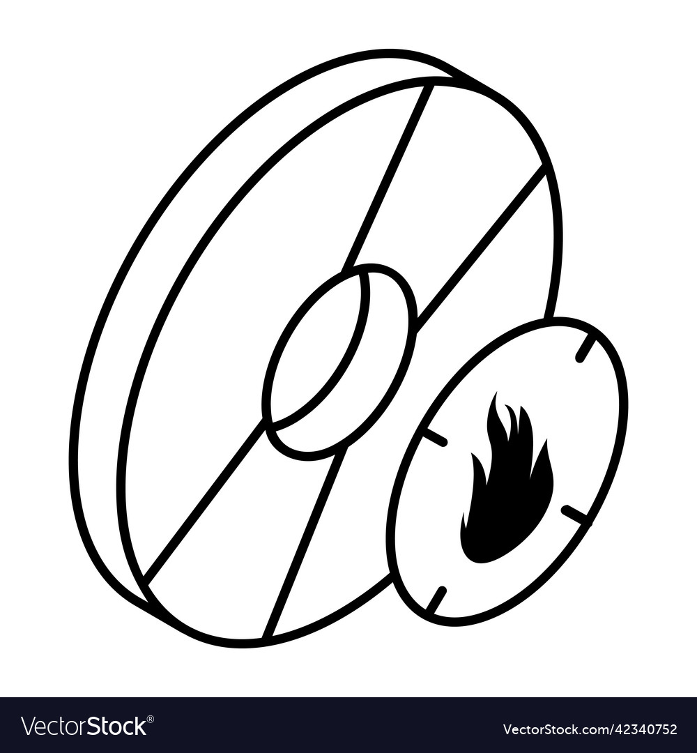 Burn Cd Royalty Free Vector Image - Vectorstock