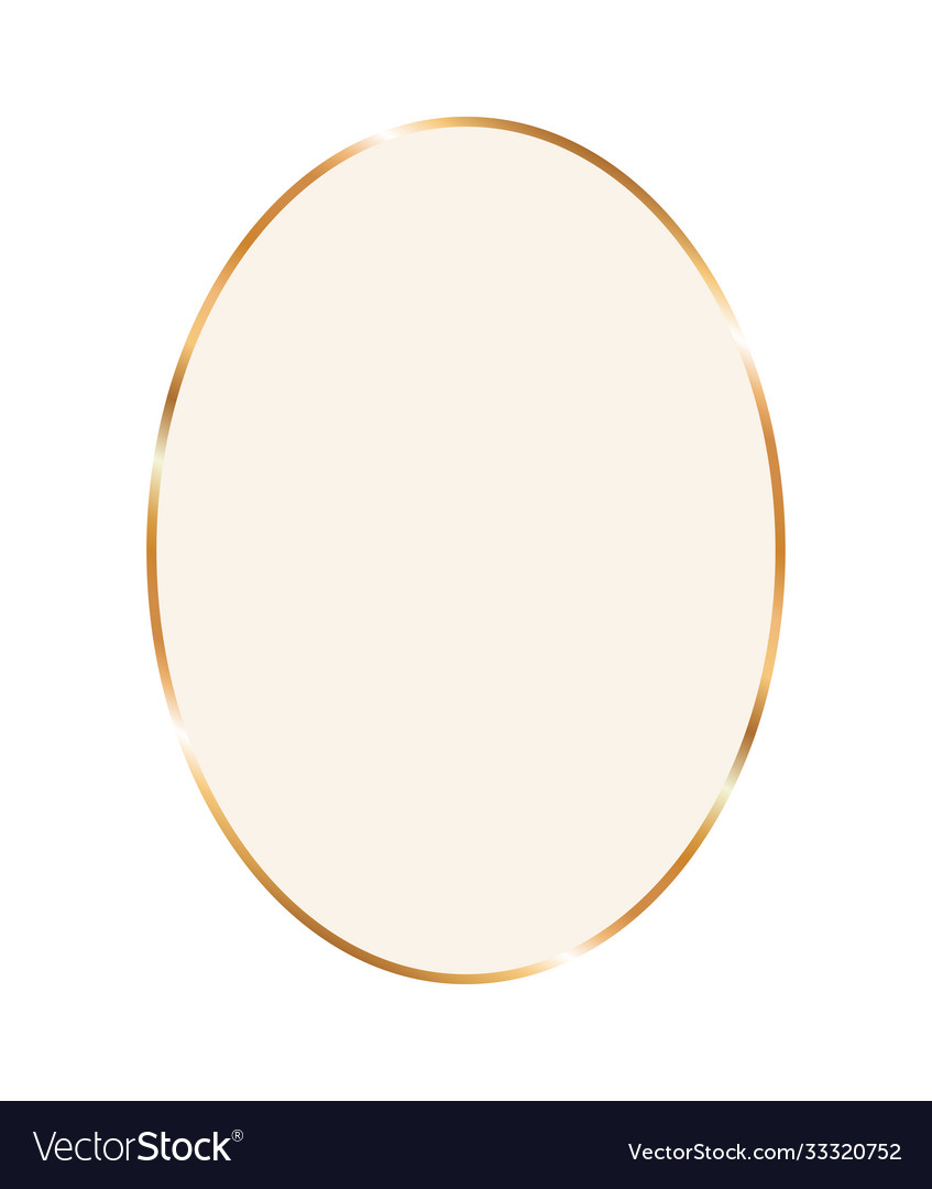 Oval shop shape frame