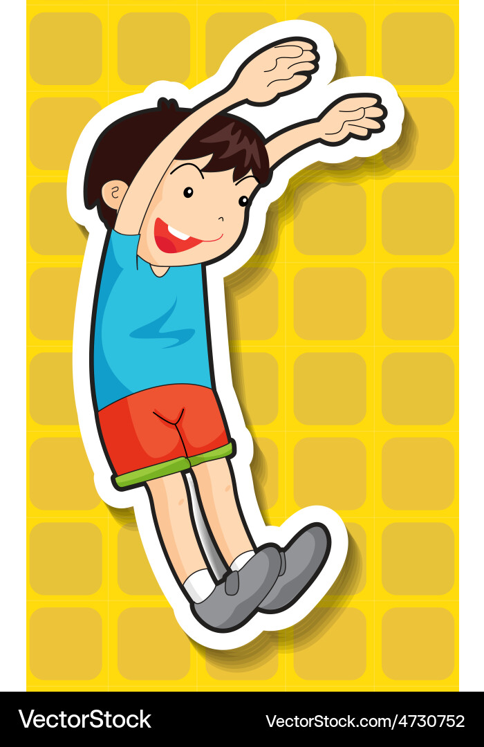 Jumping Royalty Free Vector Image - VectorStock