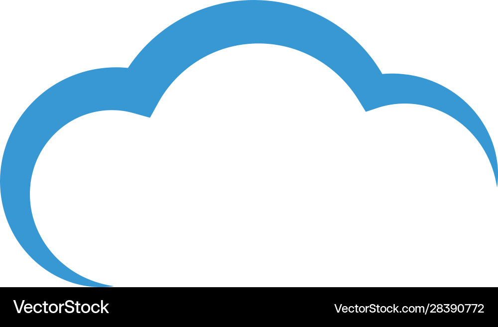Cloud logo Royalty Free Vector Image - VectorStock