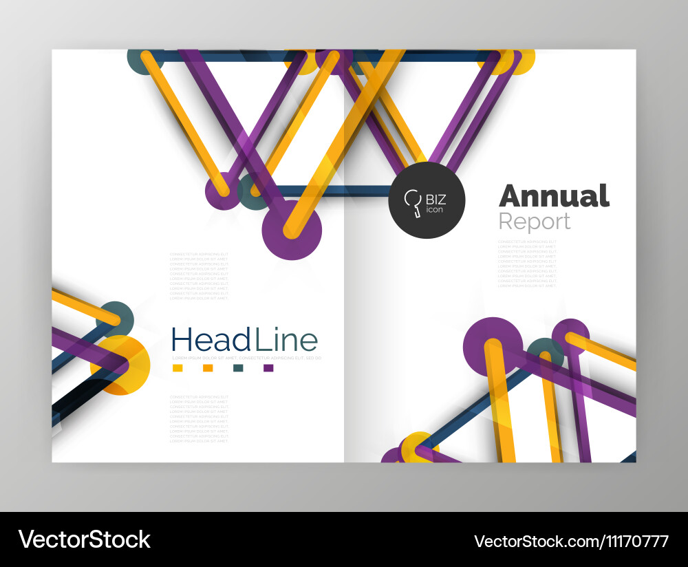 Geometric molecule abstract background Royalty Free Vector